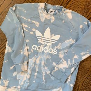 Vintage Adidas Bleach Dyed Crew Neck
